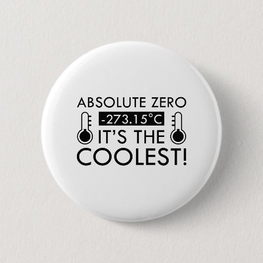 Badge Rond 5 Cm Absolu Zéro (Devant)