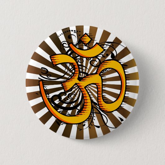 Badge Rond 5 Cm Abstract-om-3 (Devant)