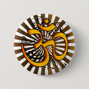 Badge Rond 5 Cm Abstract-om-3