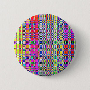 Badge Rond 5 Cm Abstrait