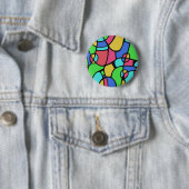 Badge Rond 5 Cm Abstrait 02 (En situation)
