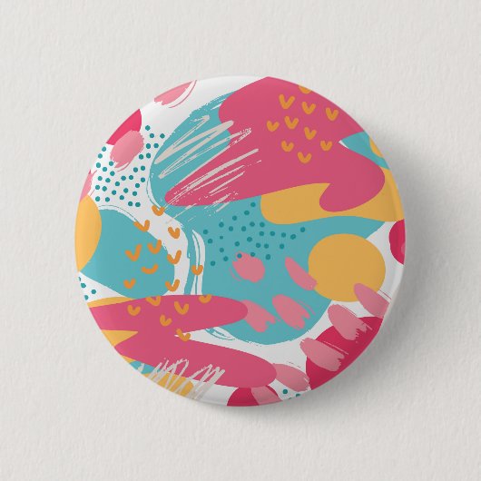 Badge Rond 5 Cm Abstrait coloré (Devant)