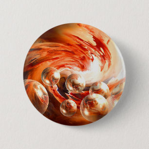 Badge Rond 5 Cm Abstrait contemporain