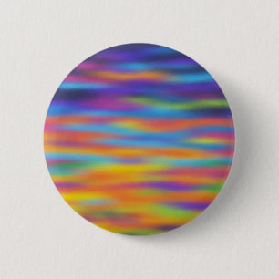 Badge Rond 5 Cm Abstrait Desert Sunset Sky Artwork