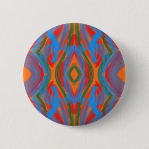 Badge Rond 5 Cm abstrait orange