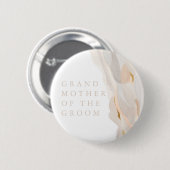 Badge Rond 5 Cm Abstraite Grand-Mère du bouton Groom (Devant & derrière)