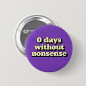 Badge Rond 5 Cm Absurdité (Devant & derrière)
