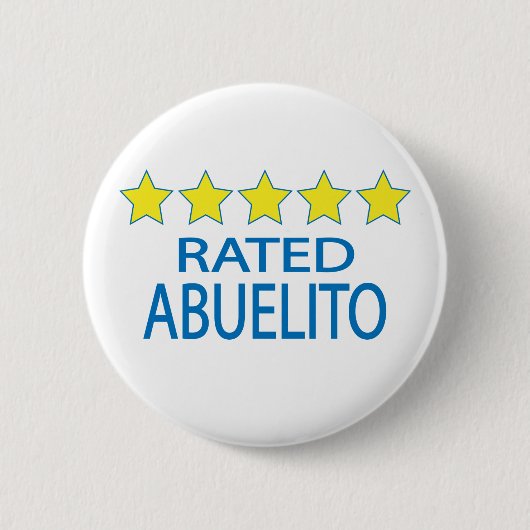Badge Rond 5 Cm Abuelito, cinq étoiles (Devant)