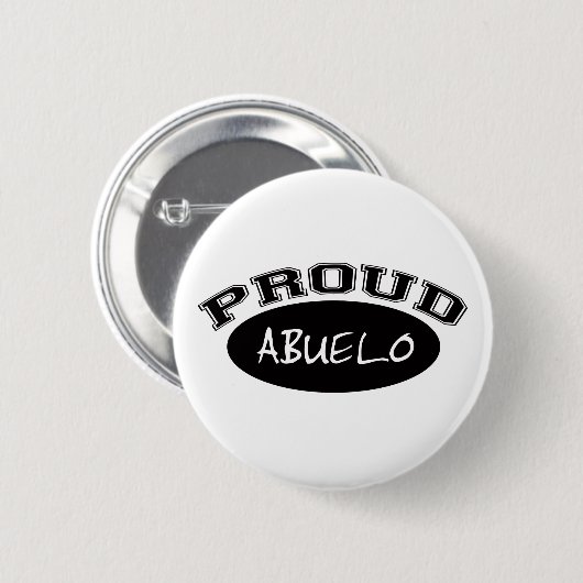 Badge Rond 5 Cm Abuelo fier (noir) (Devant & derrière)