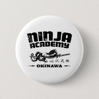 Badge Rond 5 Cm Académie de Ninja Okinawa Tua Bill