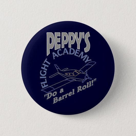 Badge Rond 5 Cm Académie Peppy de vol (Devant)