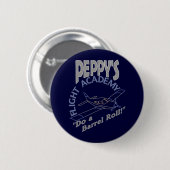 Badge Rond 5 Cm Académie Peppy de vol (Devant & derrière)