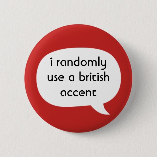 Badge Rond 5 Cm Accent britannique (Devant)