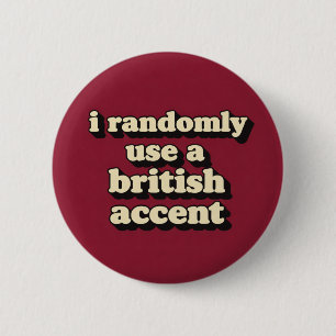 Badge Rond 5 Cm Accent britannique