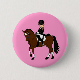 Badge Rond 5 Cm Accessoire de ressourcement pour cavalier et cheva