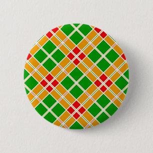 Badge Rond 5 Cm Accessoire motif jaune argyl vert brillant