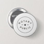 BADGE ROND 5 CM ACCESSOIRES DE NOTAIRE (Devant & derrière)