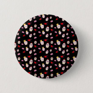 Badge Rond 5 Cm Accessoires Motifs Kawaii Cupcakes