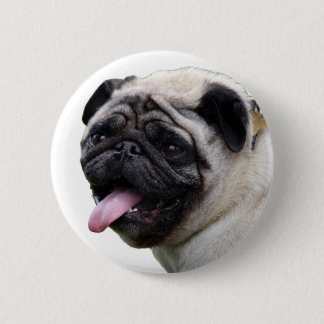 Badge Rond 5 Cm Accessoires photo Carlin blanc main, ajouter des n