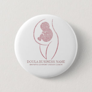 Badge Rond 5 Cm Accompagnante à la naissance professionnelle et in