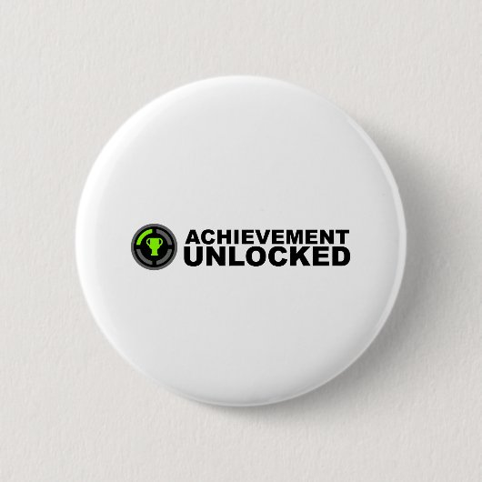 Badge Rond 5 Cm Accomplissement débloqué (Devant)