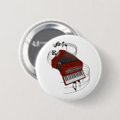 Badge Rond 5 Cm Accordéon (Devant & derrière)