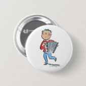 Badge Rond 5 Cm Accordéon (Devant & derrière)