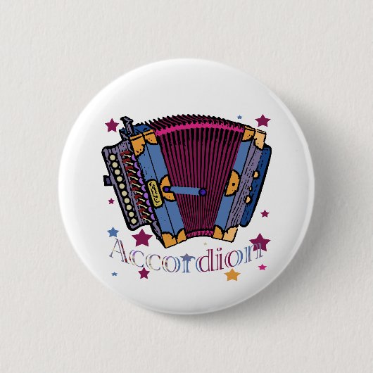 Badge Rond 5 Cm Accordéon (Devant)