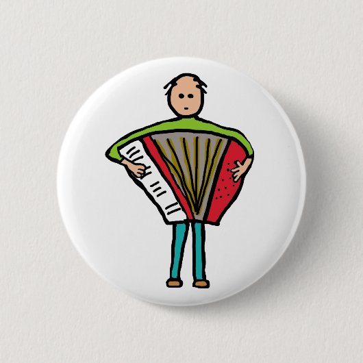 Badge Rond 5 Cm Accordéon (Devant)