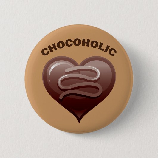 BADGE ROND 5 CM ACCRO DU CHOCOLAT (Devant)