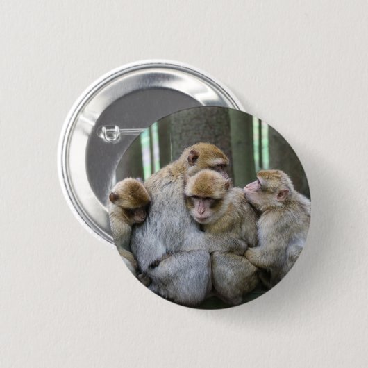 Badge Rond 5 Cm Accrochage du groupe Ape (Devant & derrière)