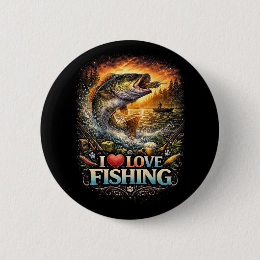 Badge Rond 5 Cm Accroché à l'horizon (Devant)