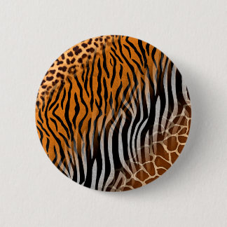 Badge Rond 5 Cm Accueil à la jungle