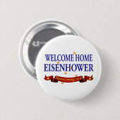 Badge Rond 5 Cm Accueil Eisenhower (Devant & derrière)