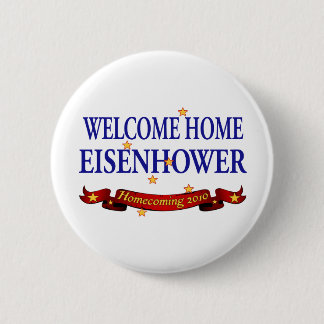 Badge Rond 5 Cm Accueil Eisenhower