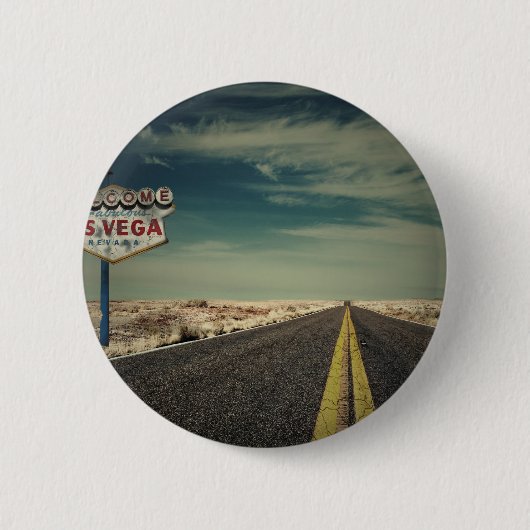 Badge Rond 5 Cm Accueil vers Las Vegas (Devant)
