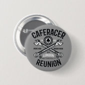 Badge Rond 5 Cm Ace Cafe Racer Retrouvailles Travail dur Wrench du (Devant & derrière)