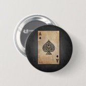 Badge Rond 5 Cm Ace of spades (Devant & derrière)