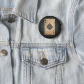 Badge Rond 5 Cm Ace of spades (En situation)