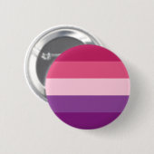 Badge Rond 5 Cm Aceflux Fierté Drapeau LGBT Pride (Devant & derrière)