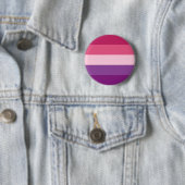Badge Rond 5 Cm Aceflux Fierté Drapeau LGBT Pride (En situation)