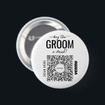 Badge Rond 5 Cm Acheter La Salle A Boire Bachelor Venmo QR Code<br><div class="desc">Assurez-vous que le marié n'a pas à payer pour un seul verre avec le grand Bachelor Party Venmo QR code bouton! Achetez-en un pour toute l'équipe ! Ajoutez simplement votre propre image de code Venmo, PayPal ou Cash App QR. Tout le monde à la fête peut facilement scanner ce code...</div>