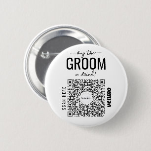 Badge Rond 5 Cm Acheter La Salle A Boire Bachelor Venmo QR Code