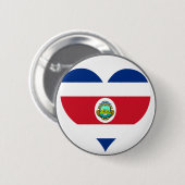 Badge Rond 5 Cm Achetez le Costa Rica drapeau (Devant & derrière)