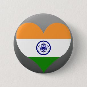 Badge Rond 5 Cm Achetez le drapeau de l'Inde
