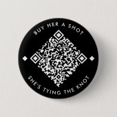 Badge Rond 5 Cm Achetez-Lui Une Capture | Bachelorette Bouton Code (Devant)