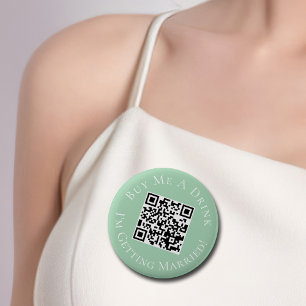 Badge Rond 5 Cm Achetez-Moi Un Verre Mariée Enterrement de Vie de 