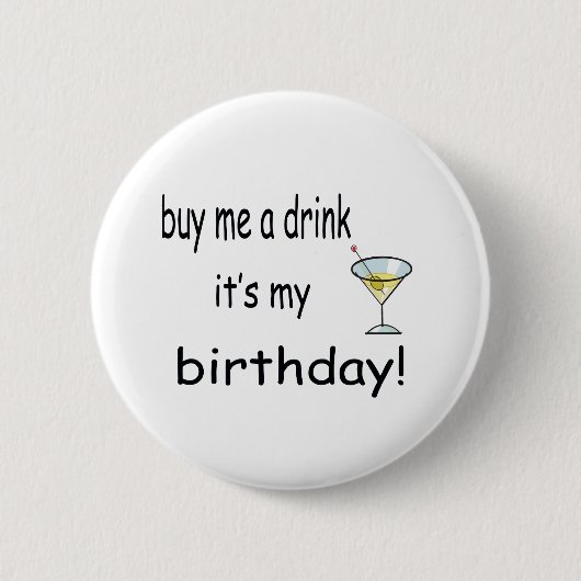 Badge Rond 5 Cm Achetez-moi une boisson (Devant)