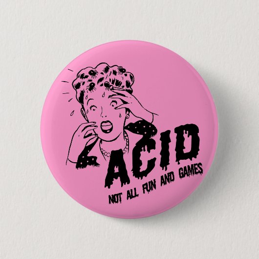 Badge Rond 5 Cm Acide (Devant)