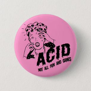 Badge Rond 5 Cm Acide
